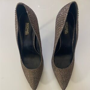 Michael Kors Women's Glitter Pumps - Bronze
